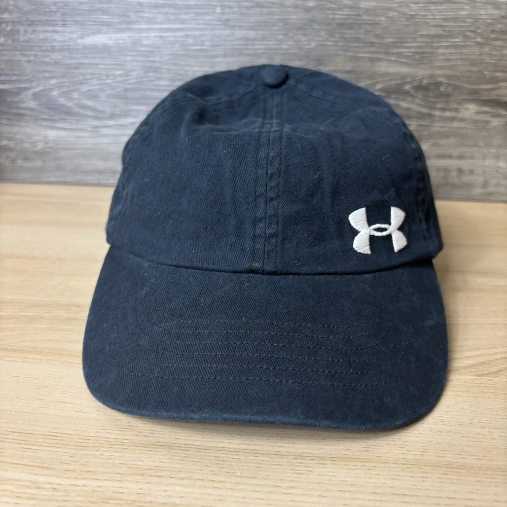 Under Armour‎ Hat Cap Strap Back Womens Black Run Running Athletic Gym